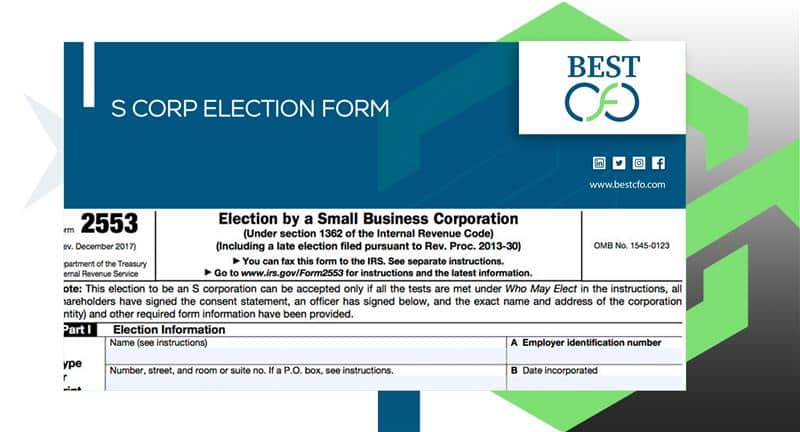 IRS Form 2553: How To File S Corp Election Form 2553?