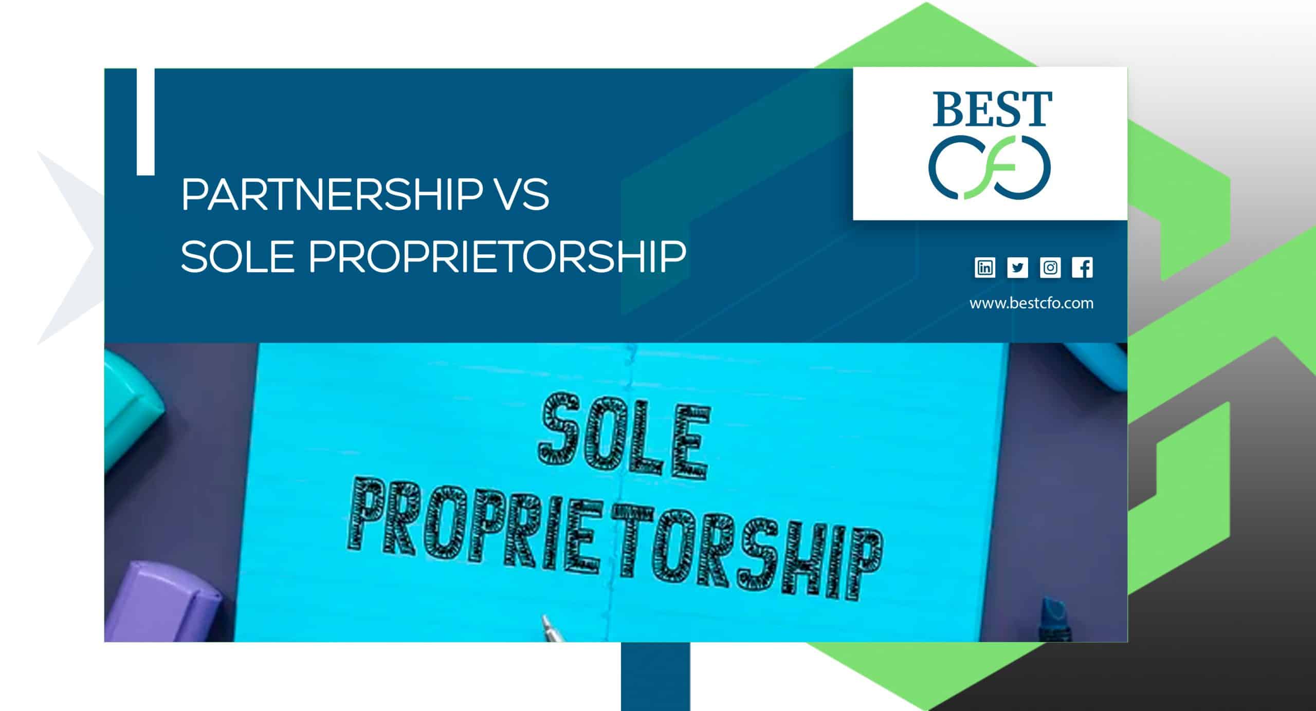 Partnership vs Sole Proprietorship